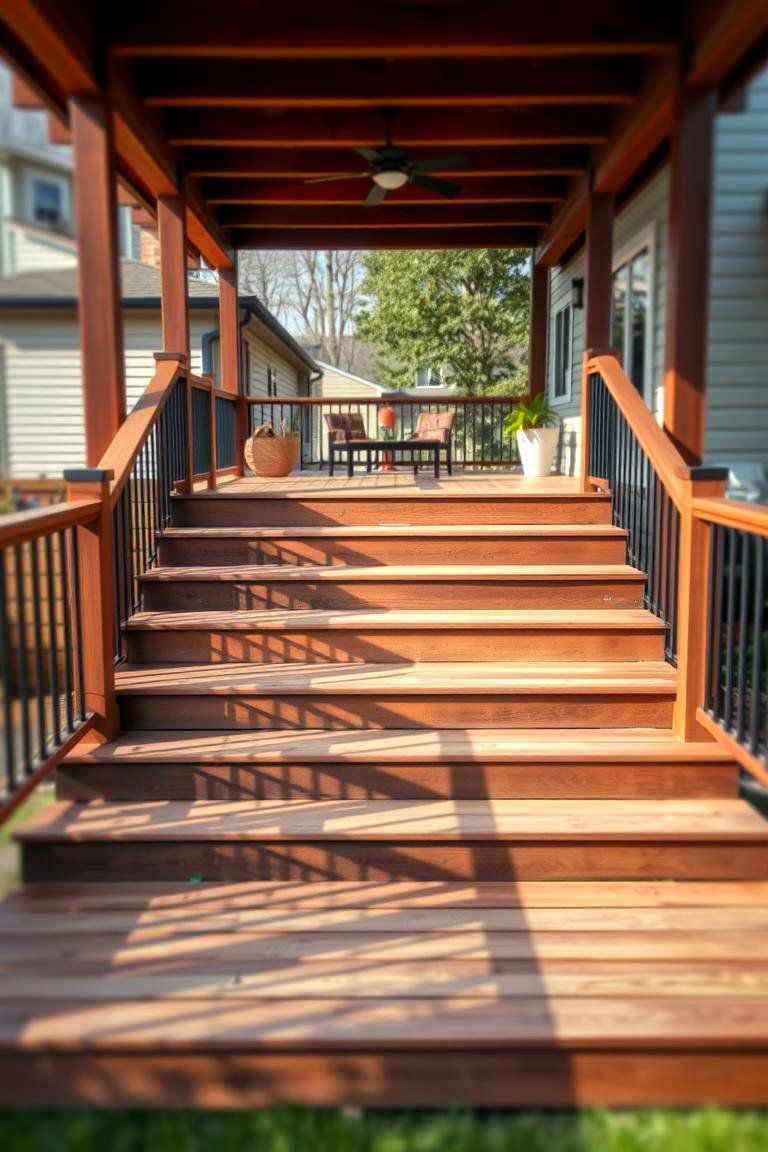 Multi Level Deck Steps - 24 Deck Steps Ideas