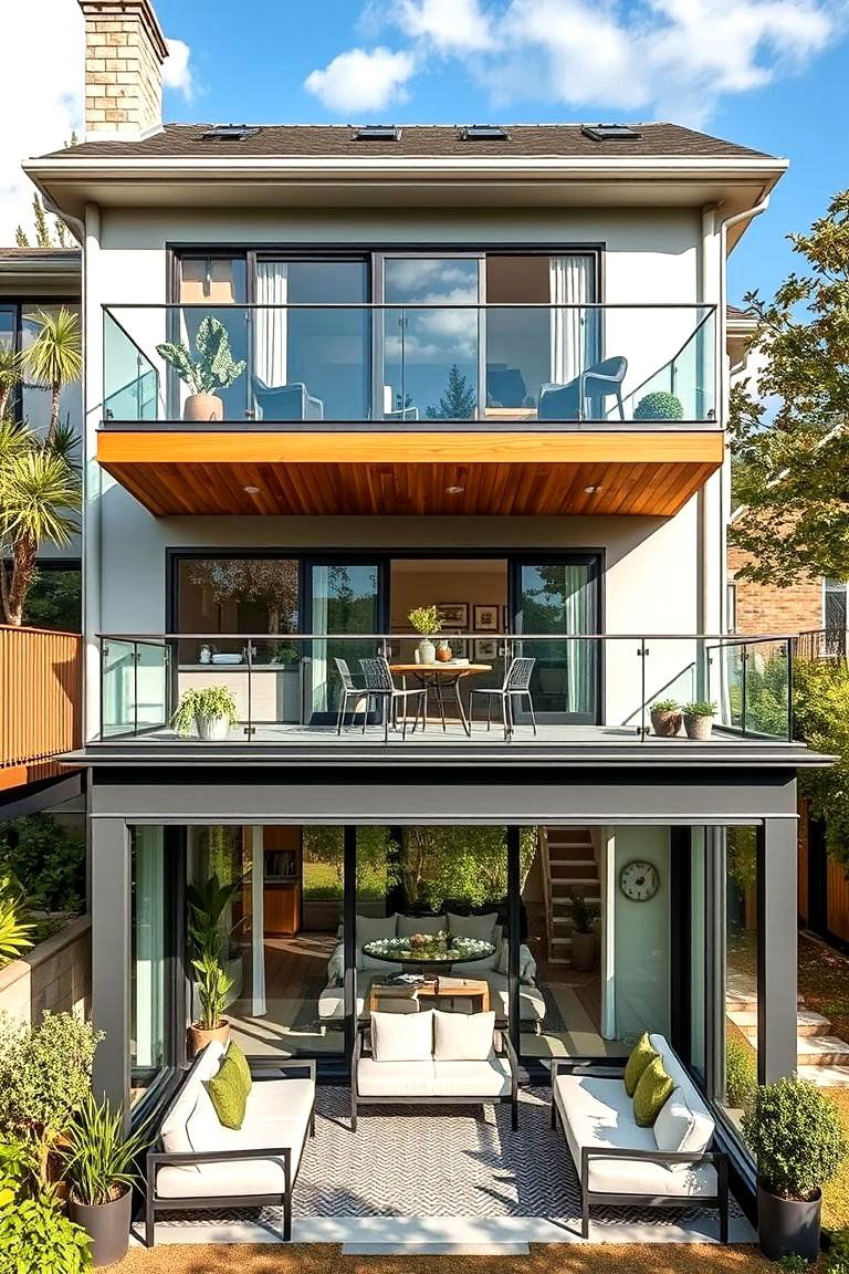 Multi Level Glass Porch - 24 Glass Porch Design Ideas