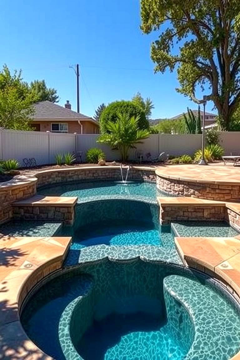 Multi Level Plunge Pool - 24 Plunge Pool Ideas