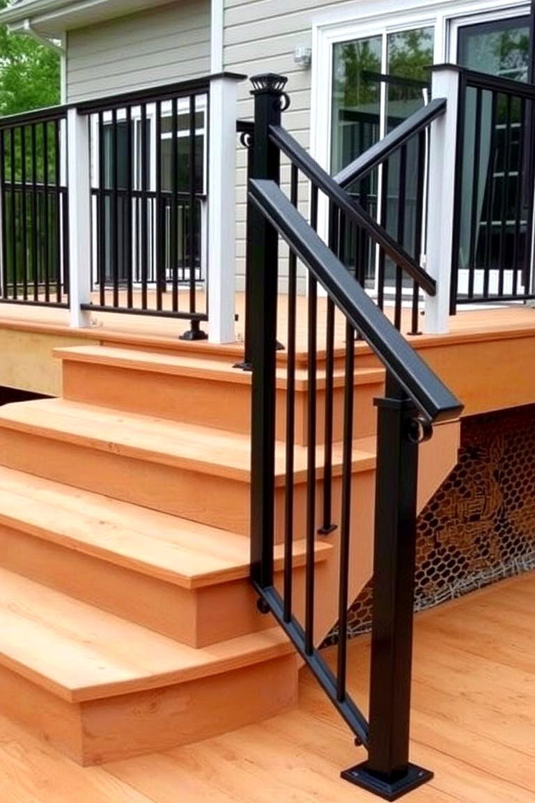 Multi Level Railing Design - 24 Front Porch Railing Ideas