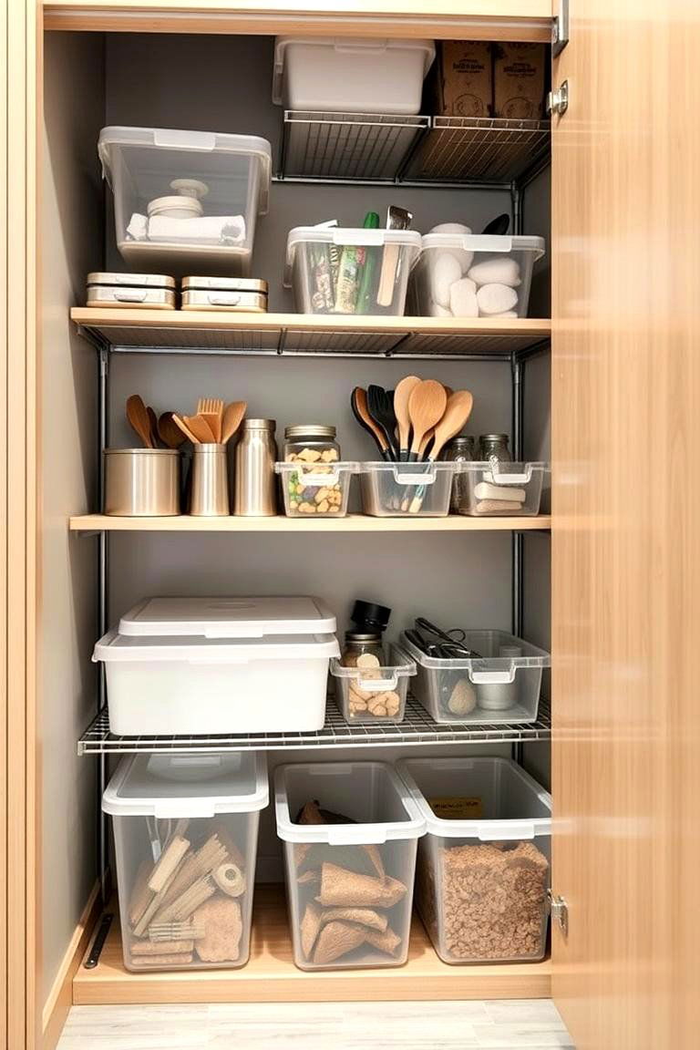 Multi Level Shelving Systems - 24 Kitchenette Ideas