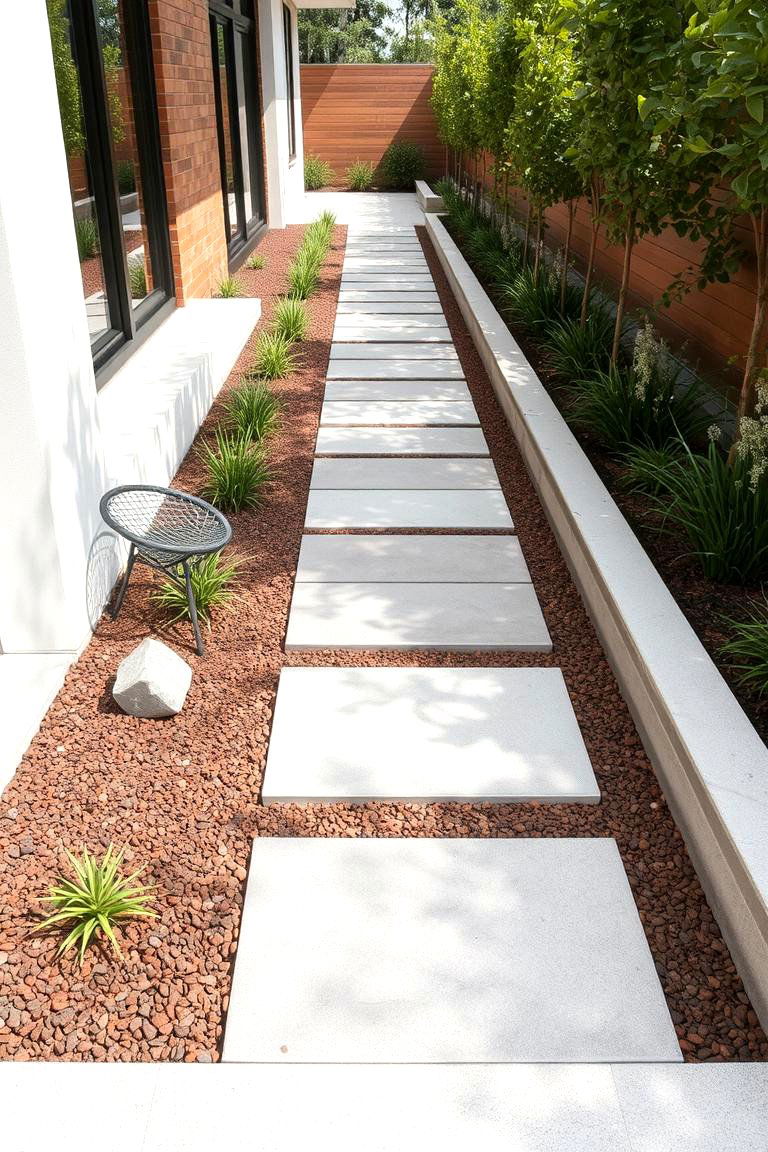 Multi Material Fusion Path - 24 Sloped Walkway Ideas