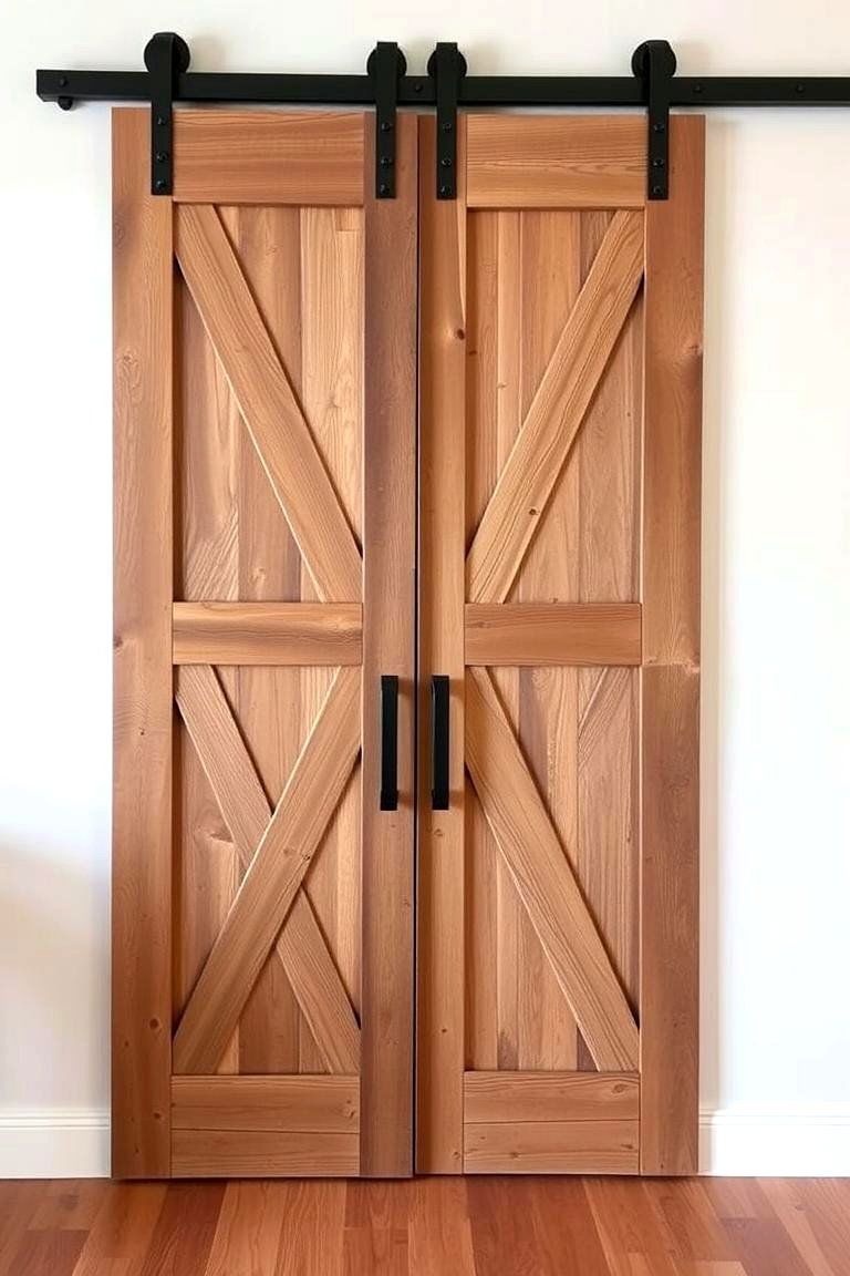 Multi Panel Barn Door - 24 Barn Door Ideas