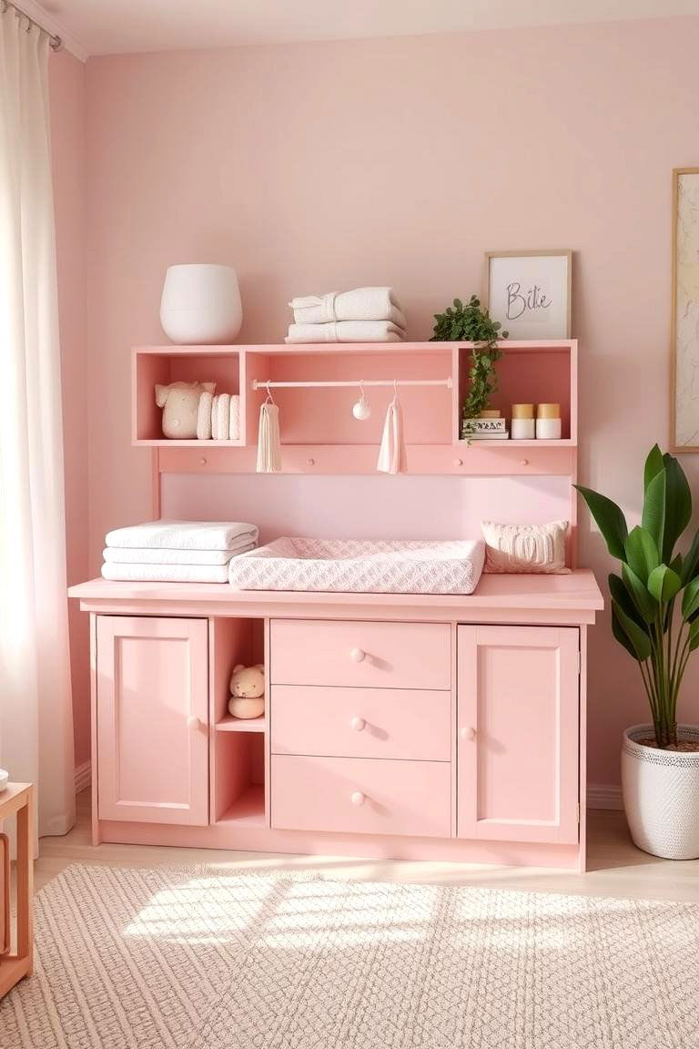 Multi Purpose Changing Station - 24 Pink Nursery Ideas