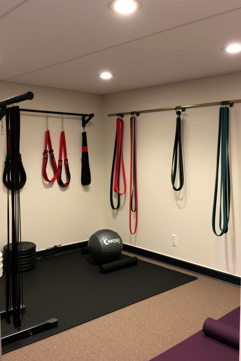 Multi Purpose Exercise Zone - 24 Basement Gym Ideas