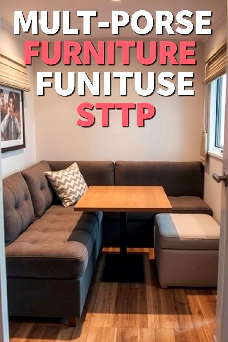 Multi Purpose Furniture - 24 Tiny House Design Ideas
