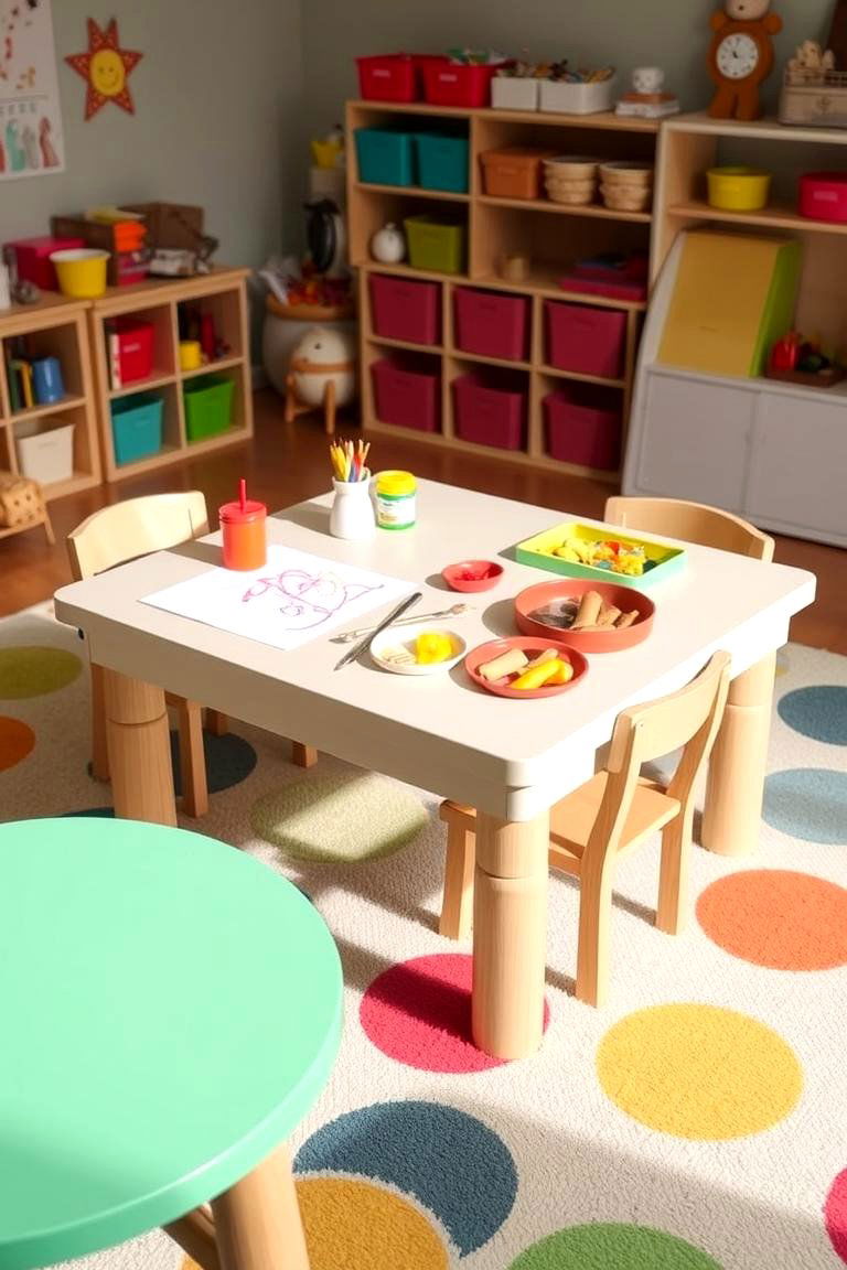 Multi Purpose Play Table - 24 Toddler Room Ideas