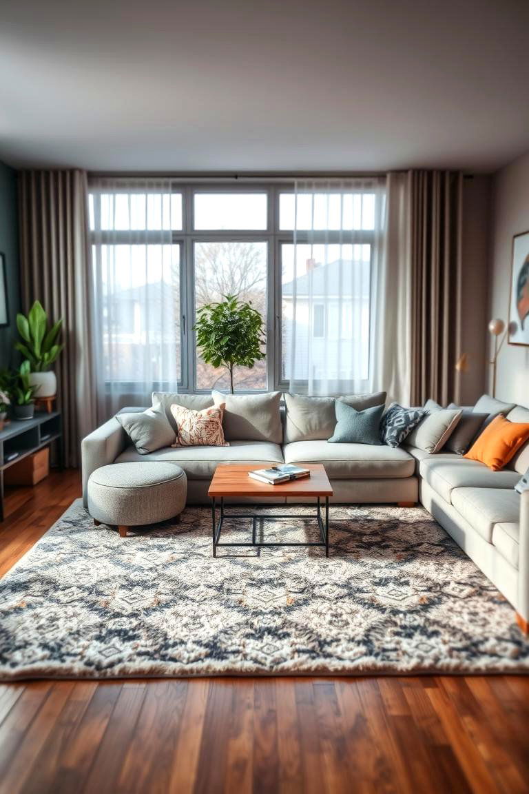 Multi Purpose Rugs - 24 Apartment Small Living Room Ideas