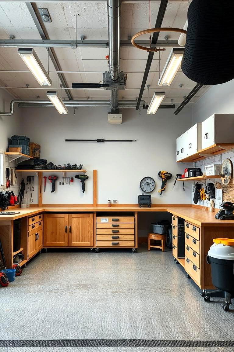 Multi Purpose Workshop Garage - 24 Detached Garage Ideas