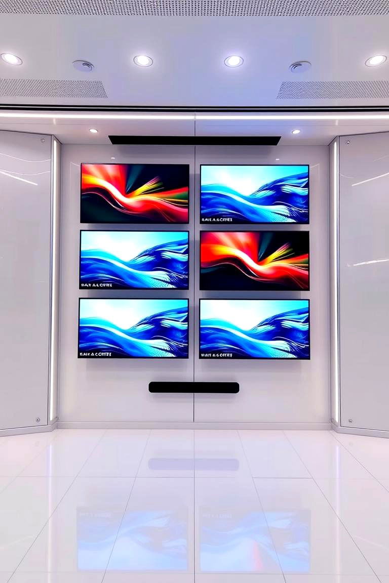 Multi Screen TV Wall - 24 Tv Wall Ideas