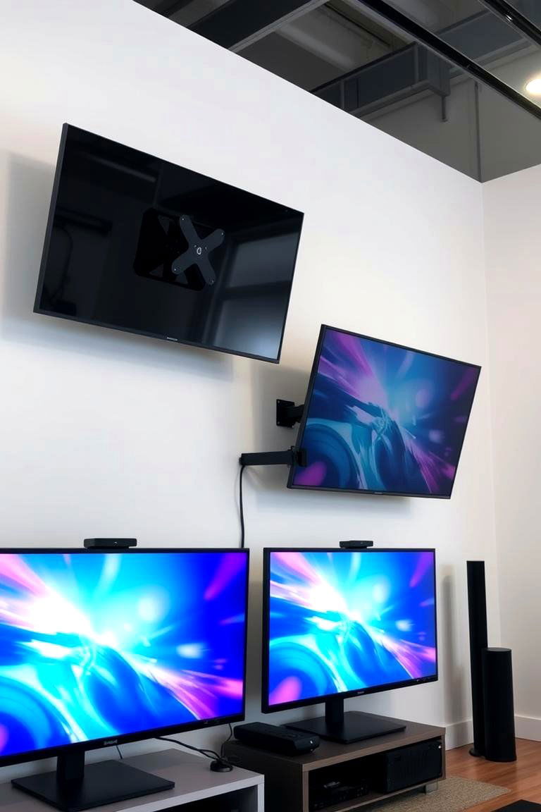 Multi Screen Viewing Experience - 24 Media Room Ideas