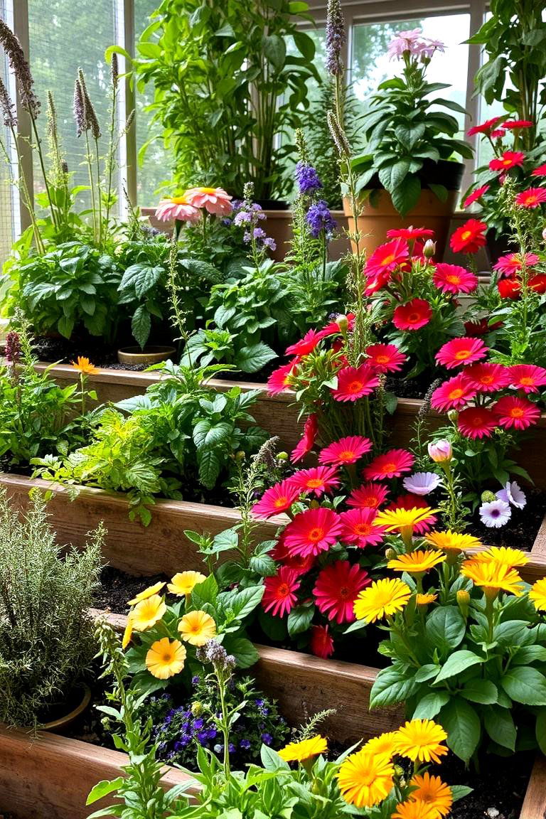 Multi Sensory Tiered Garden - 24 Tiered Garden Ideas