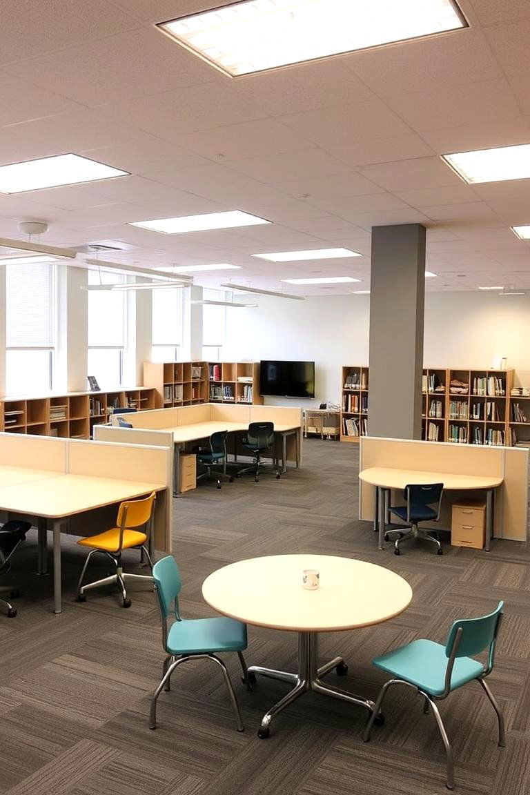 Multi Subject Modular Space - 24 Homeschool Room Ideas