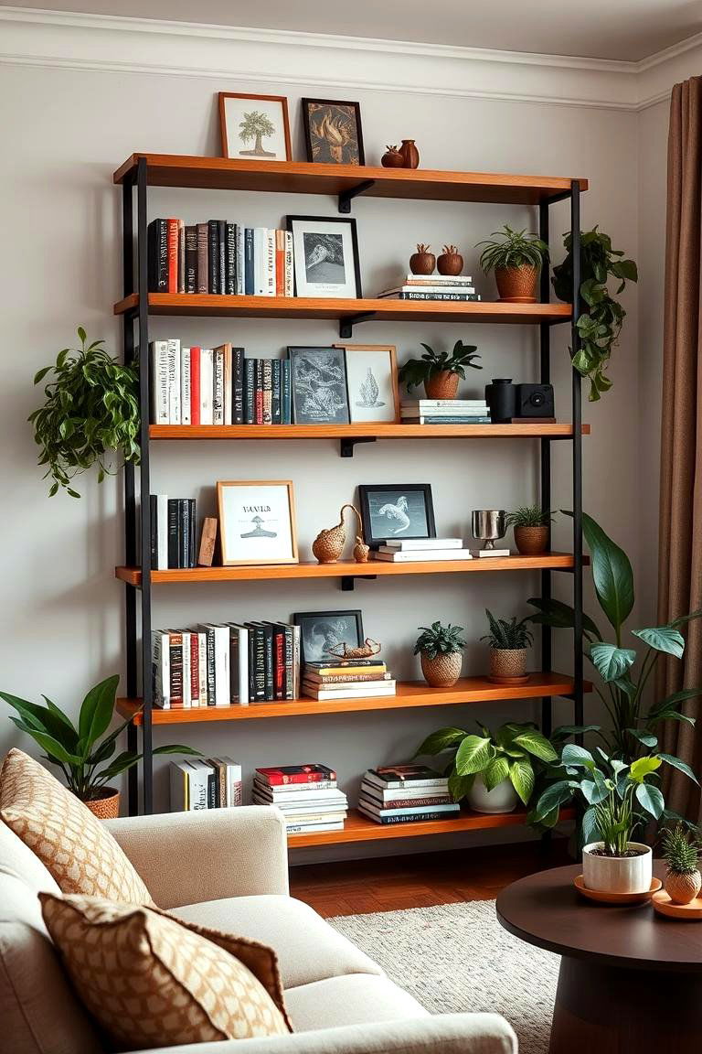 Multi Tier Floating Shelves - 24 Floating Shelves Ideas