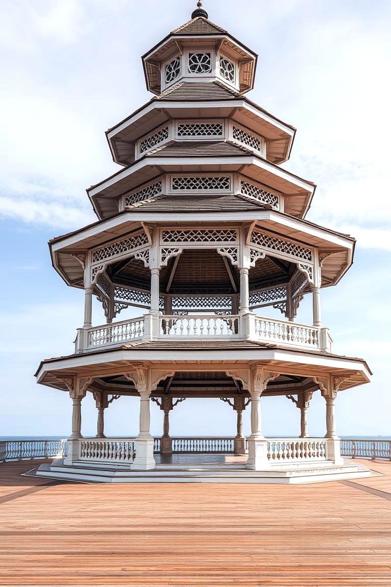 Multi Tiered Gazebo - 24 Gazebo on Deck Ideas