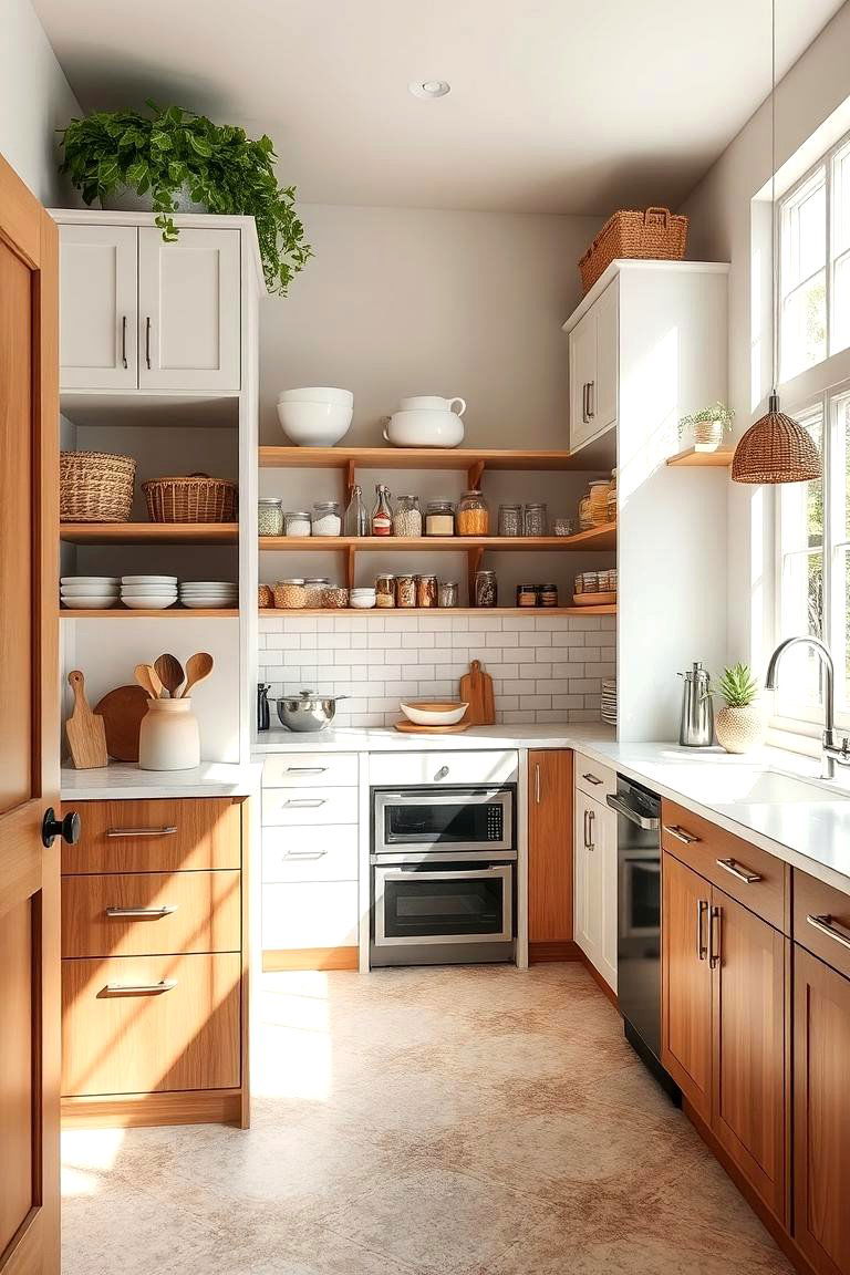 Multi Use Pantry Furniture - 24 Small Pantry Ideas