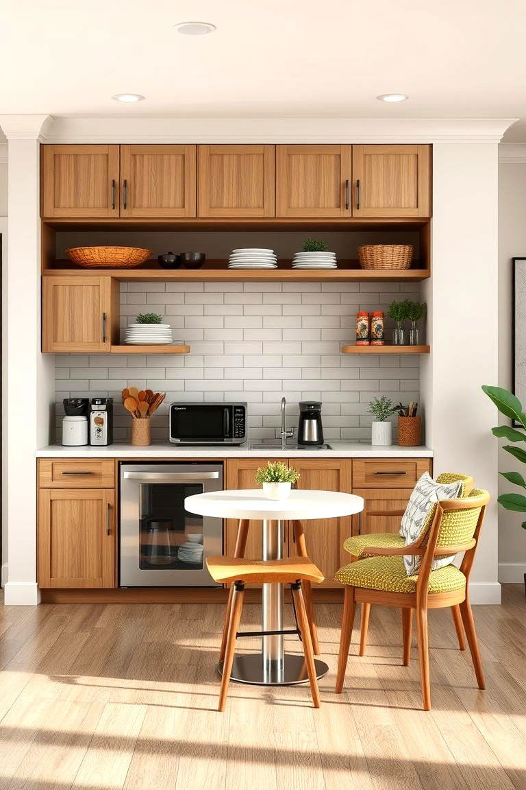Multi functional Family Coffee Bar - 24 Coffee Station Ideas