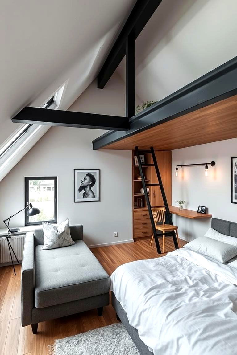 Multi functional Furniture - 24 Loft Bedroom Ideas