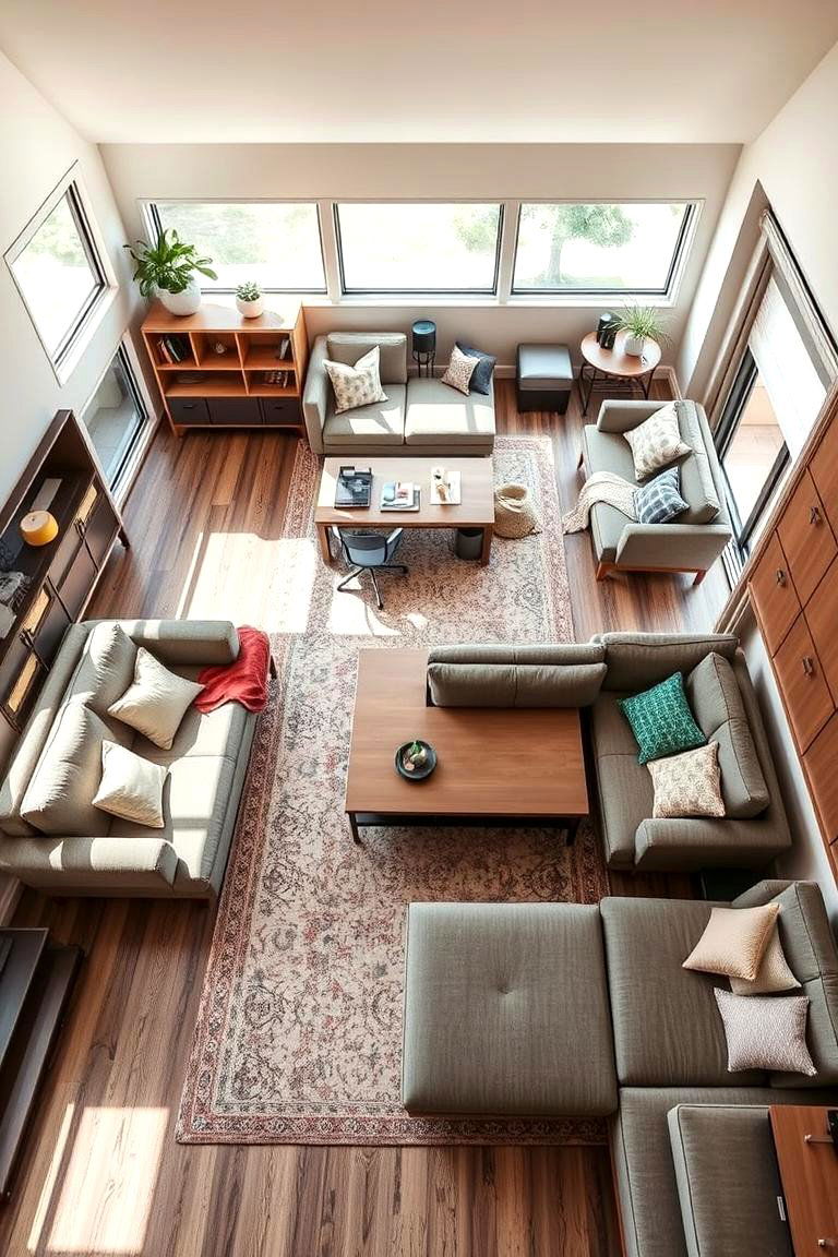 Multi functional Living Spaces - 24 Scandinavian Living Room Ideas