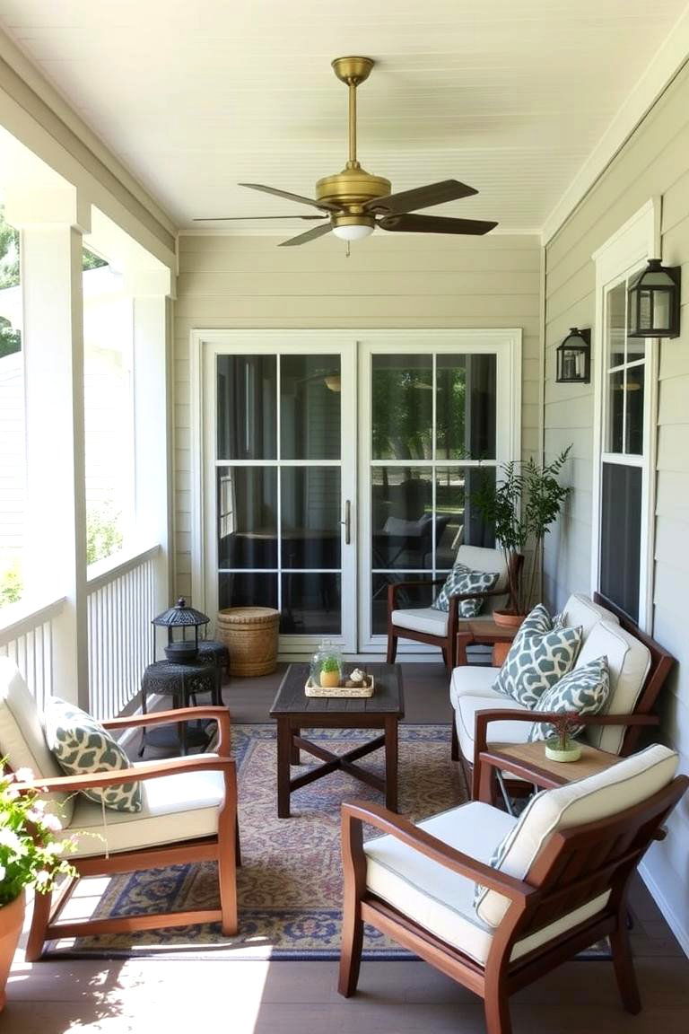Multi functional Space - 24 Small Porch Ideas