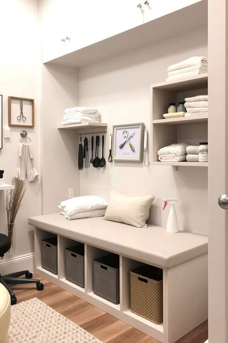 Multi functional Storage Units - 24 Esthetician Room Ideas