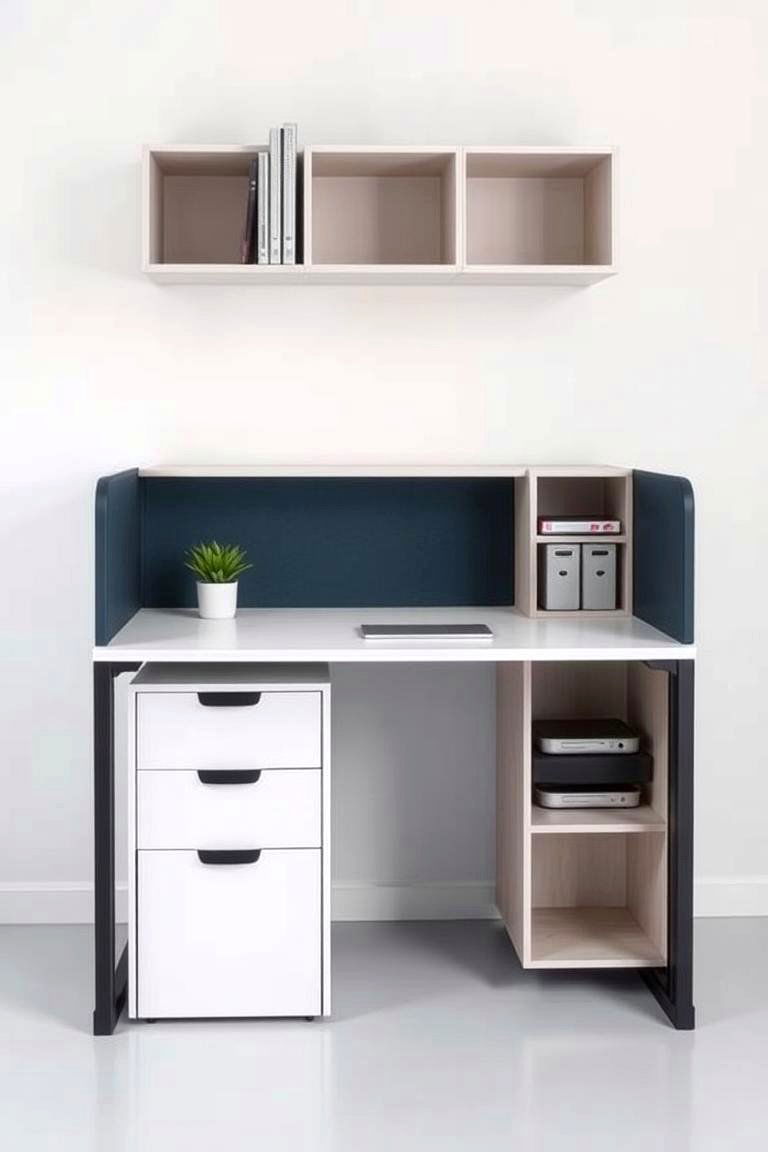 Multi functional Workstations for Versatility - 24 Home Office Ideas for Her