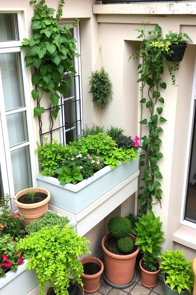 Multi level Garden Oasis - 24 French Balcony Ideas