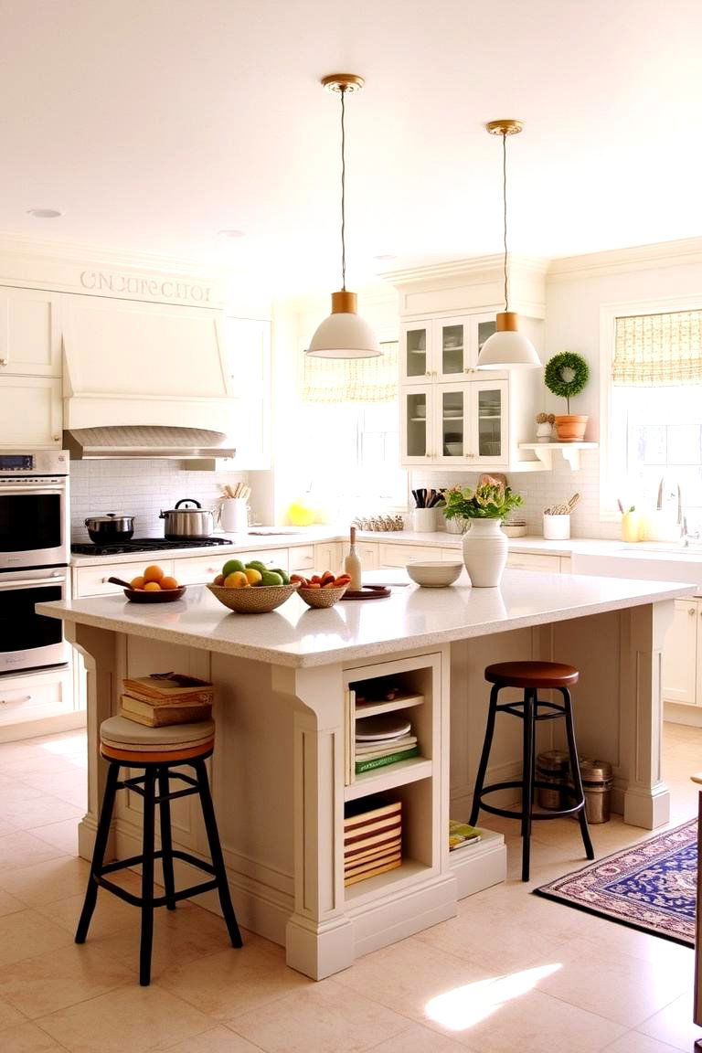 Multi level Kitchen Islands - 27 1980s Kitchen Ideas