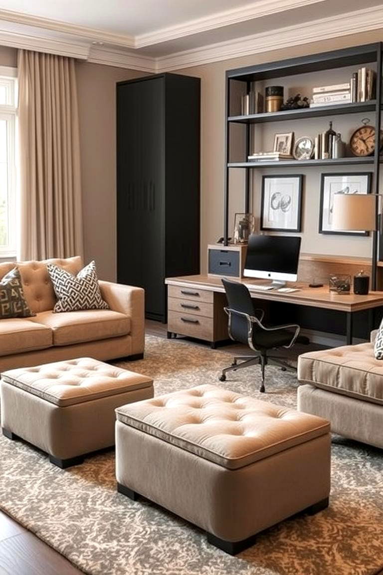 Multi purpose Furniture for Efficiency - 24 Home Office Ideas for Her