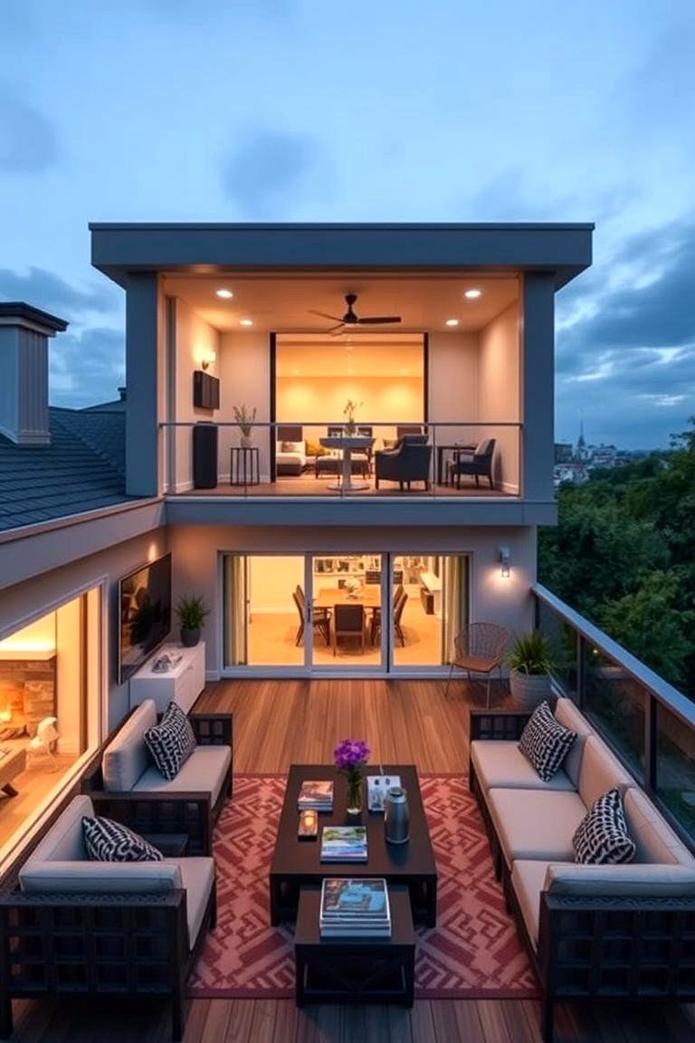 Multifunctional Entertainment Dormer Balcony - 24 Dormer Balcony Ideas