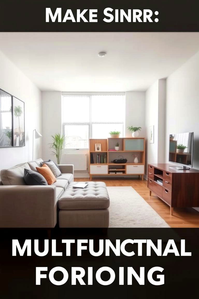 Multifunctional Furniture Layouts - 24 Housewarming Decoration Ideas