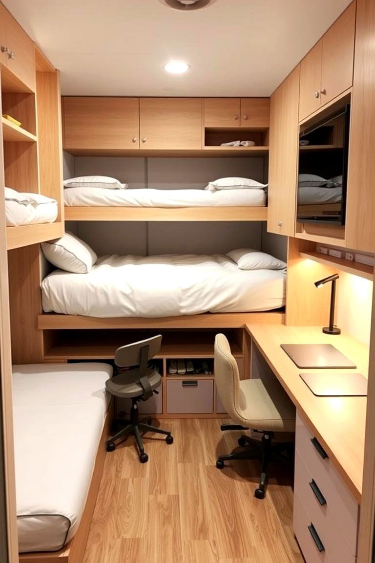 Multifunctional Furniture Magic - 24 Boy and Girl Shared Small Room Ideas