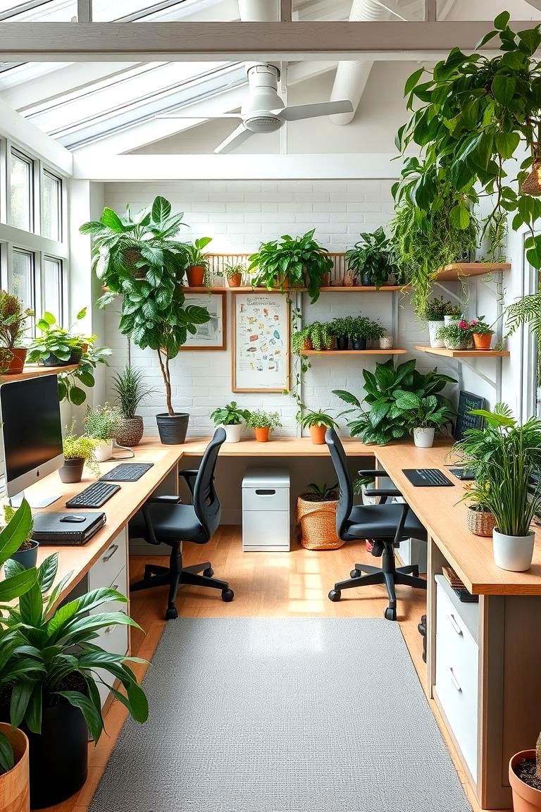 Multifunctional Garden Room Workspace - 24 Garden Room Ideas