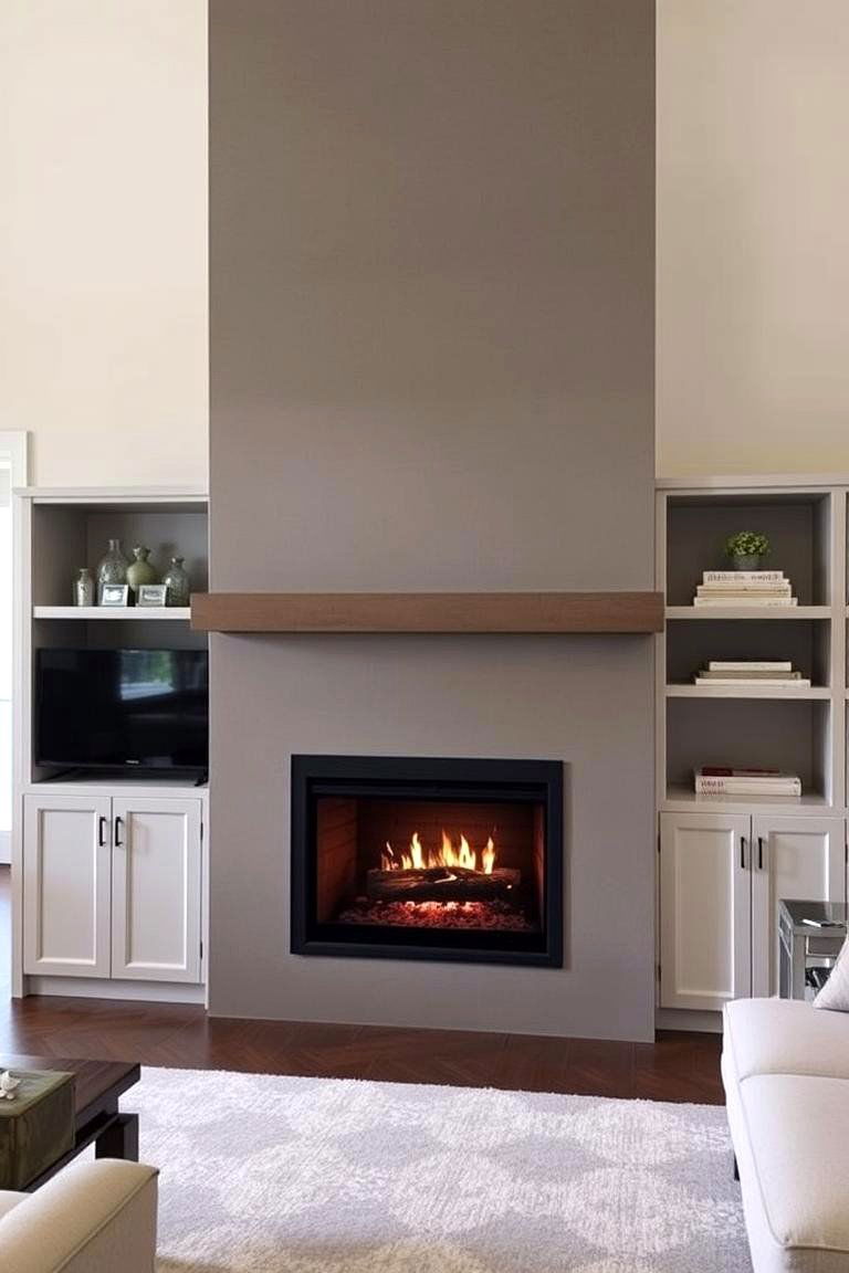 Multifunctional Gas Fireplace - 24 Corner Gas Fireplace Ideas