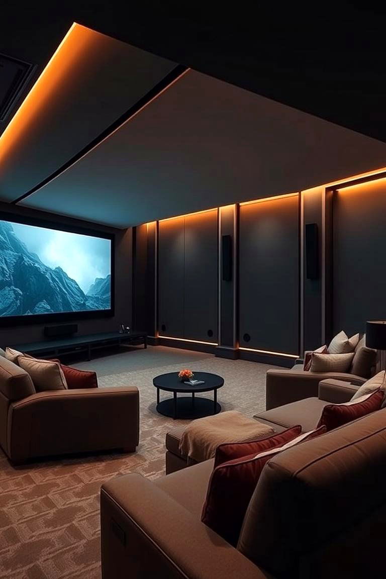 Multifunctional Living Room Theater - 24 Tv Room Ideas