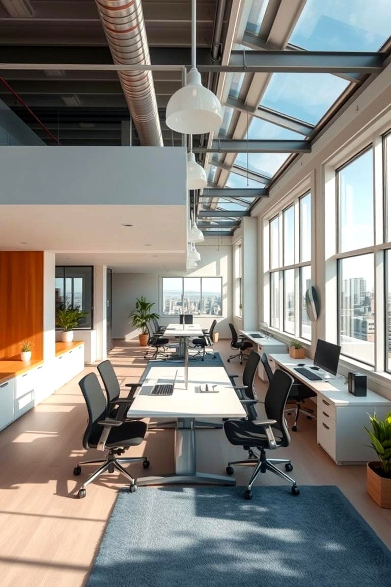 Multifunctional Rooftop Workspace - 24 Residential Rooftop Design Ideas