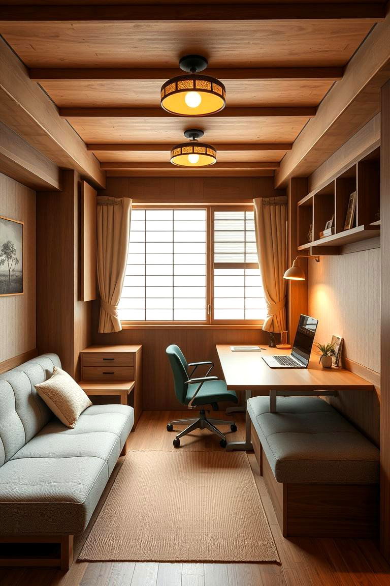 Multifunctional Space Layout - 24 Japandi Bedroom Design Ideas
