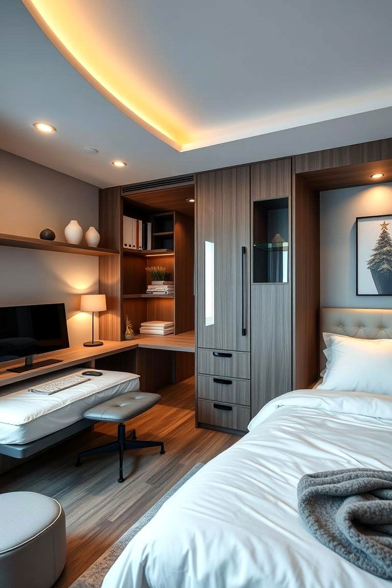 Multifunctional Spaces - 24 Dreamy Bedroom Design Ideas