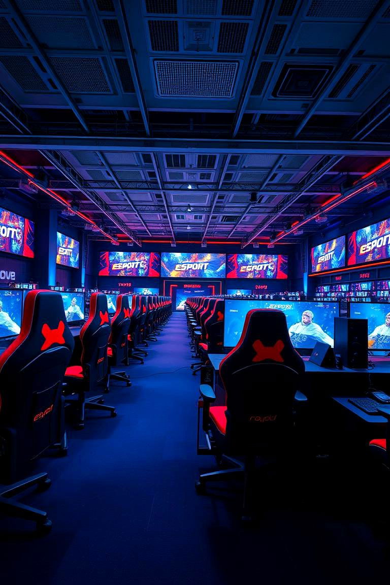 Multiplayer eSports Arena - 24 Game Room Ideas