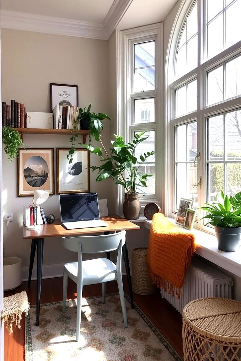 Multitasking Workspace - 24 Kitchen Bay Window Ideas
