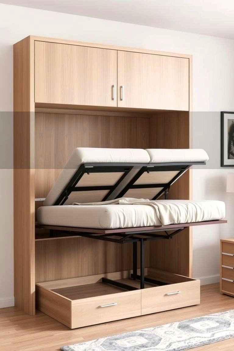 Murphy Bed with Adjustable Height - 24 Murphy Bed Ideas