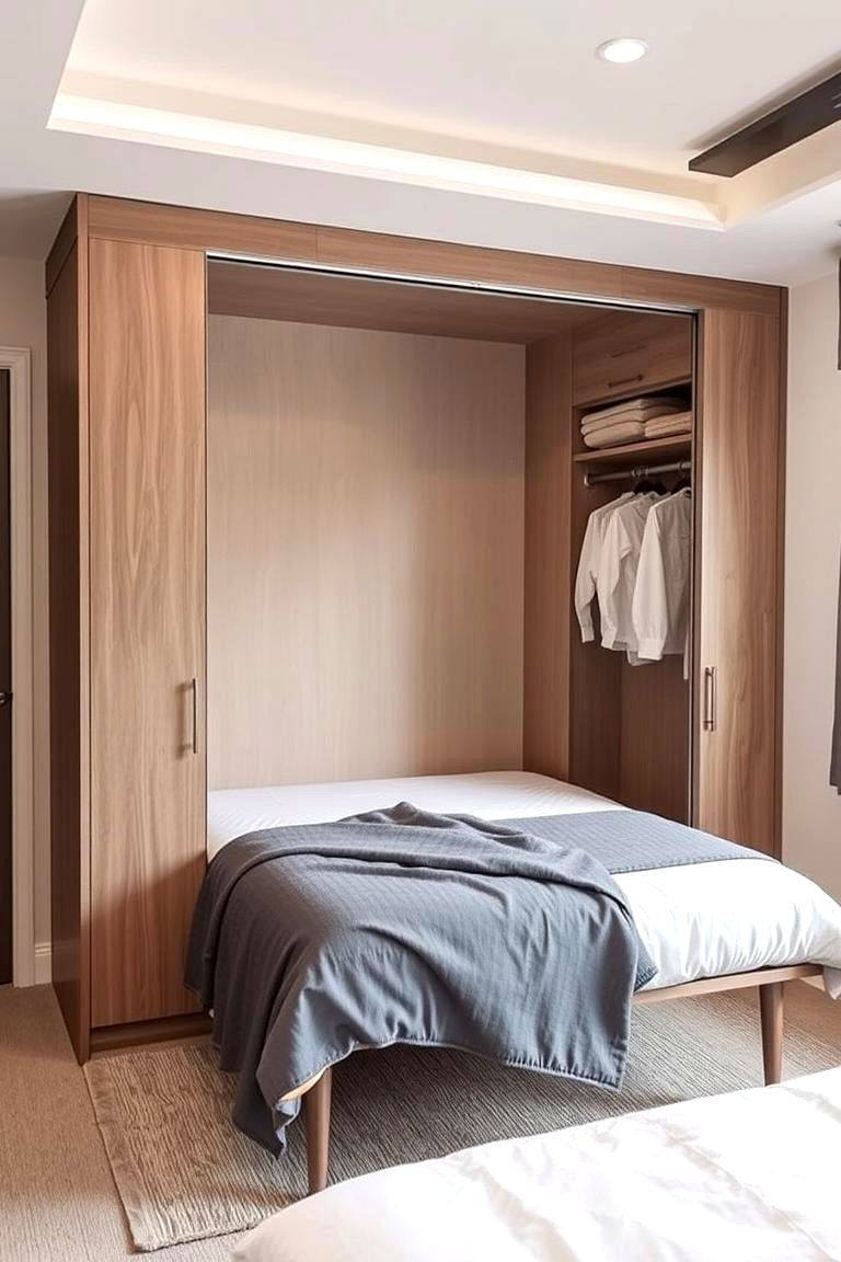 Murphy Bed with Built in Closet - 24 Murphy Bed Ideas