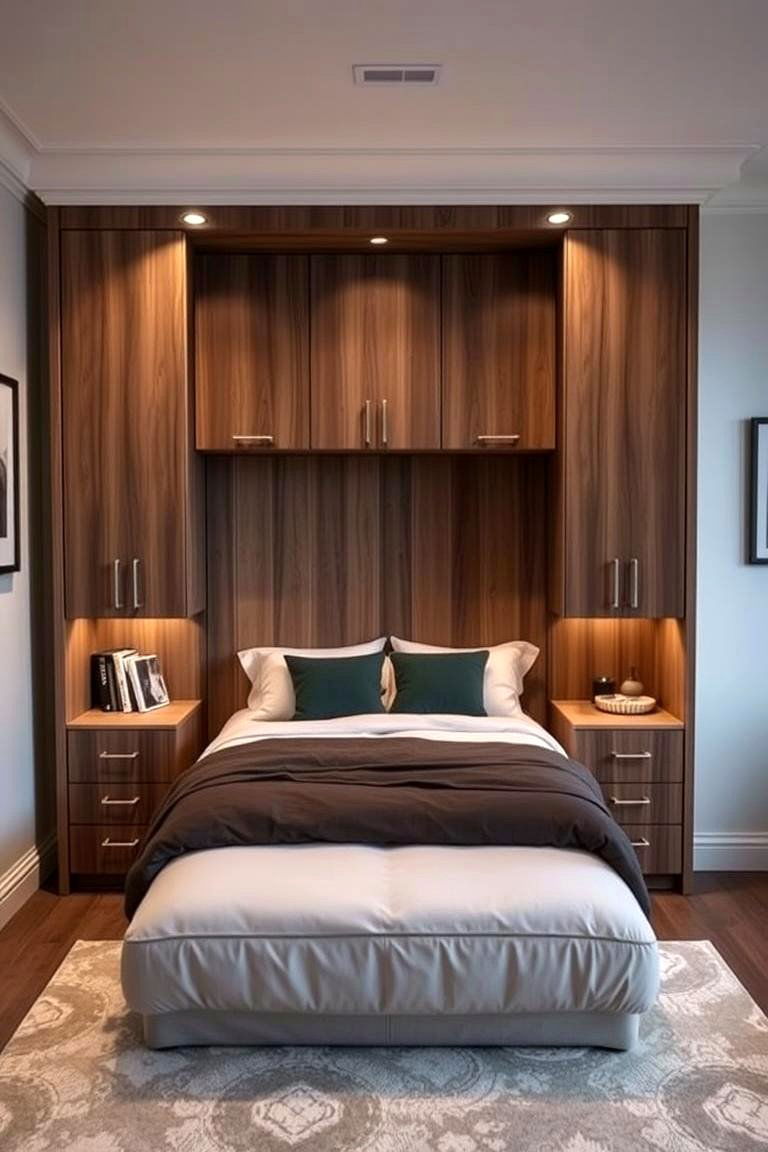 Murphy Bed with Built in Nightstands - 24 Murphy Bed Ideas