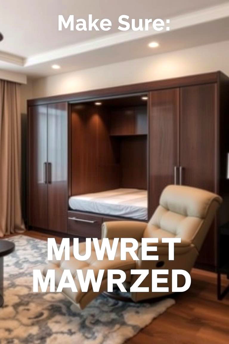 Murphy Bed with a Reclining Chair - 24 Murphy Bed Ideas