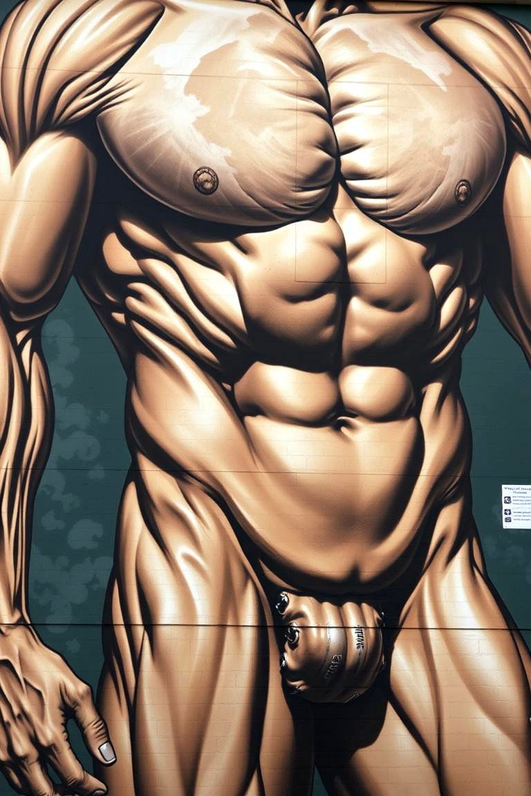 Muscular Detail and Artistry - 24 Gym Murals