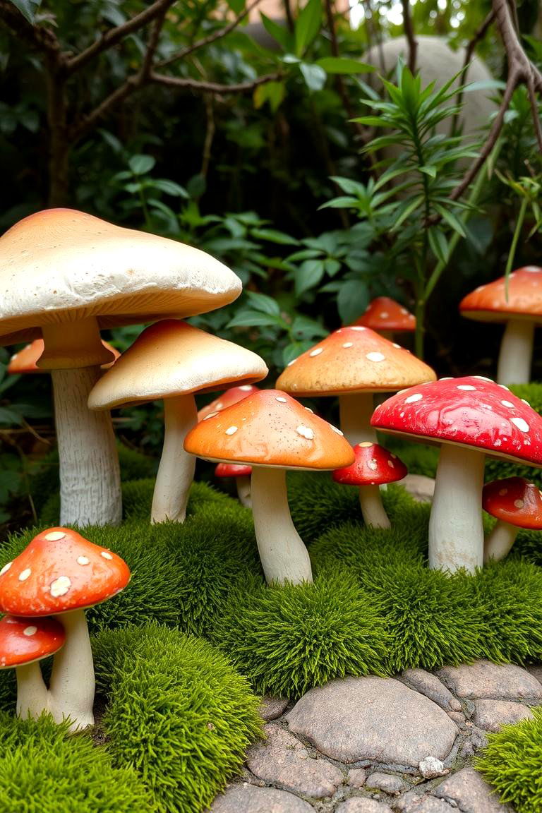 Mushroom Wonderland Fairy Garden Oasis - 24 Large Fairy Garden Ideas