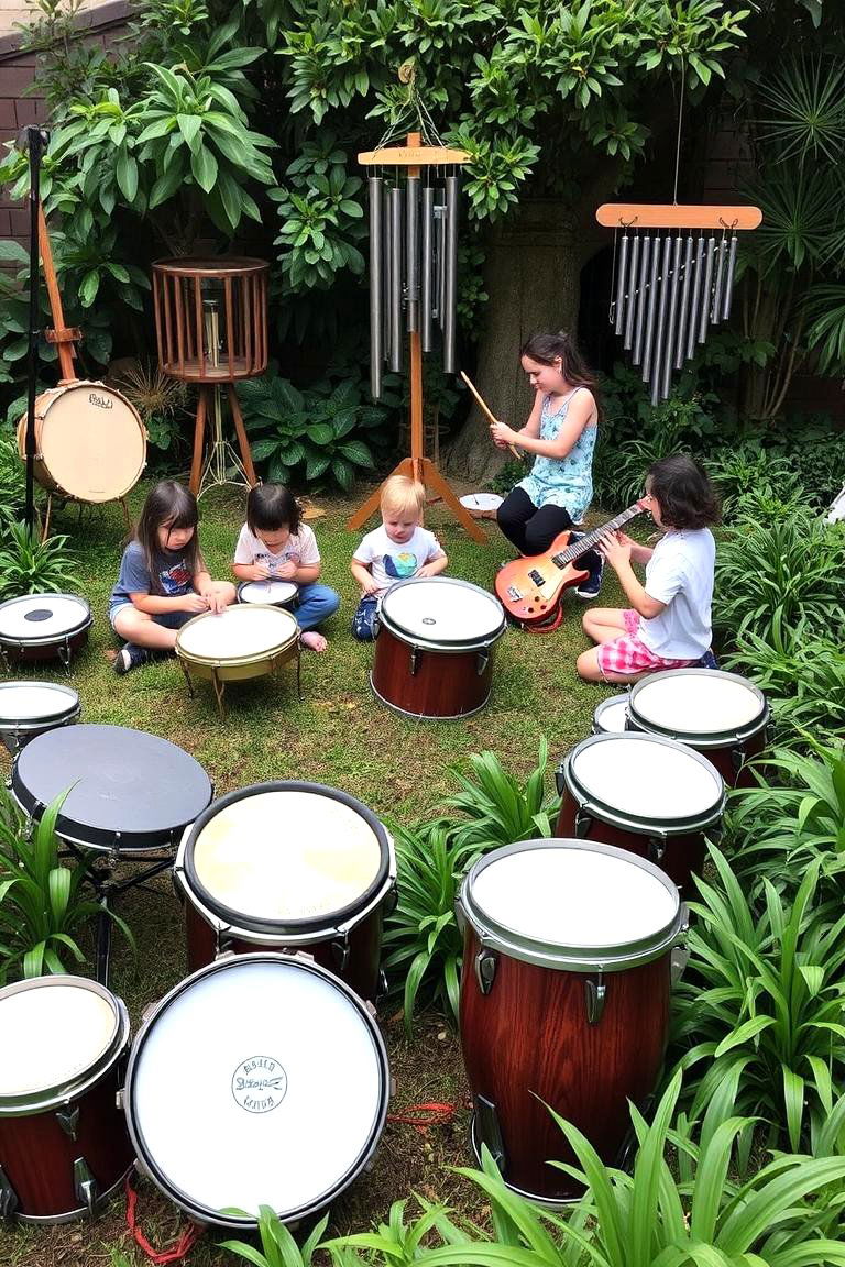 Music Garden - 24 Backyard Playground Ideas