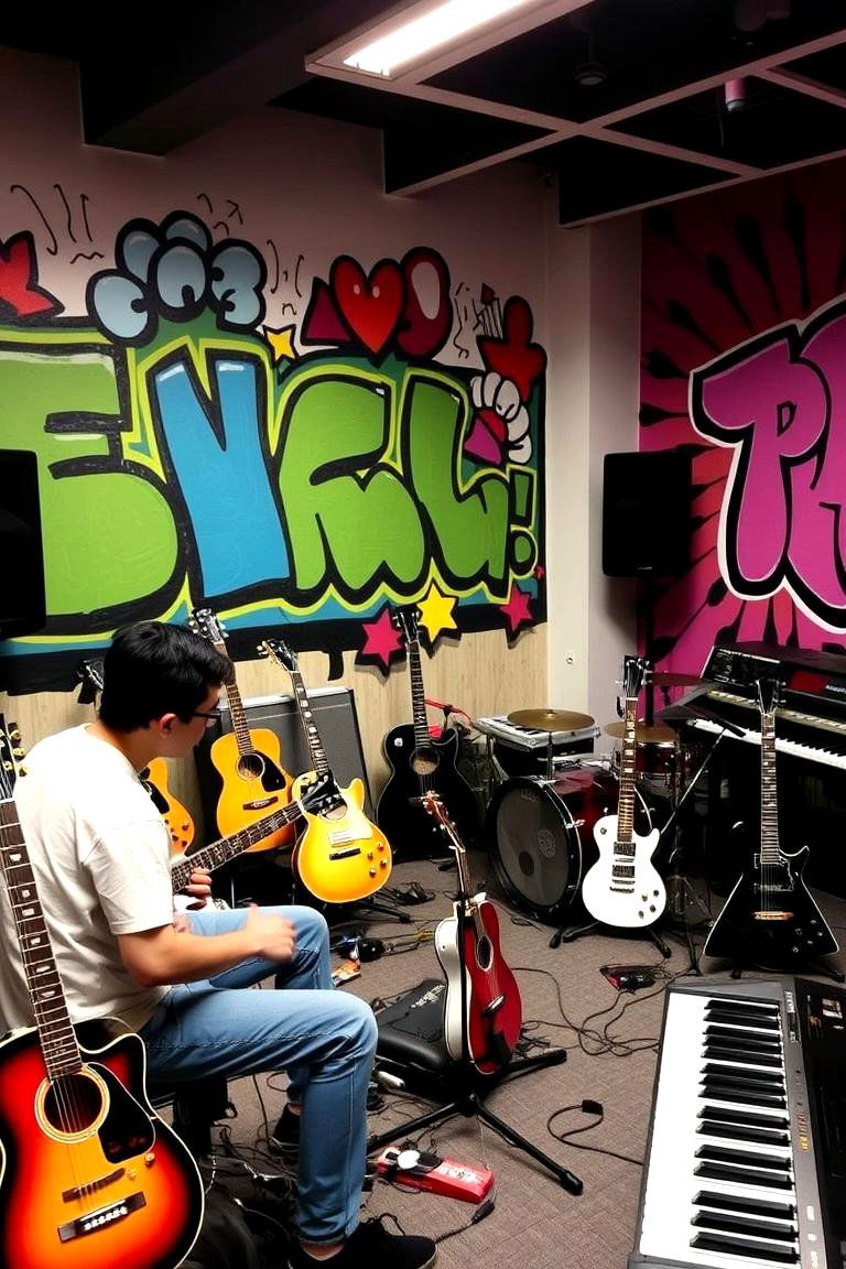 Music Jam Session Space - 24 Teen Hangout Room Ideas