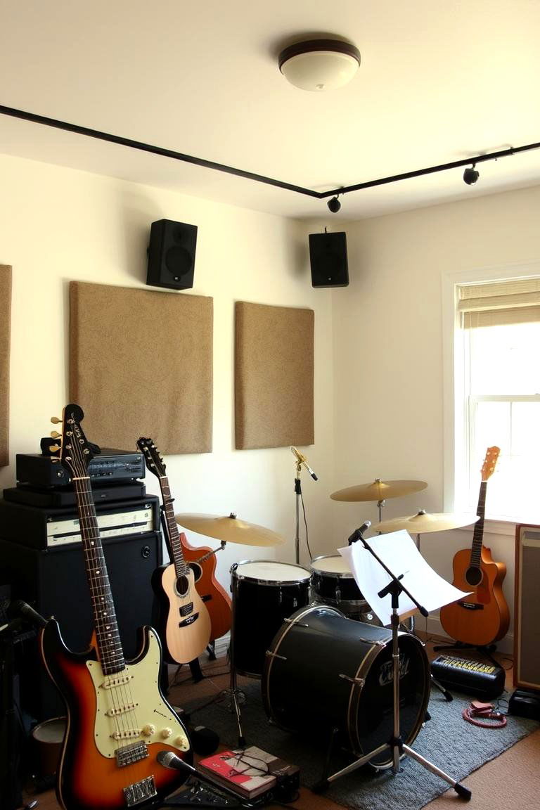 Music Practice Room - 24 Spare Room Ideas