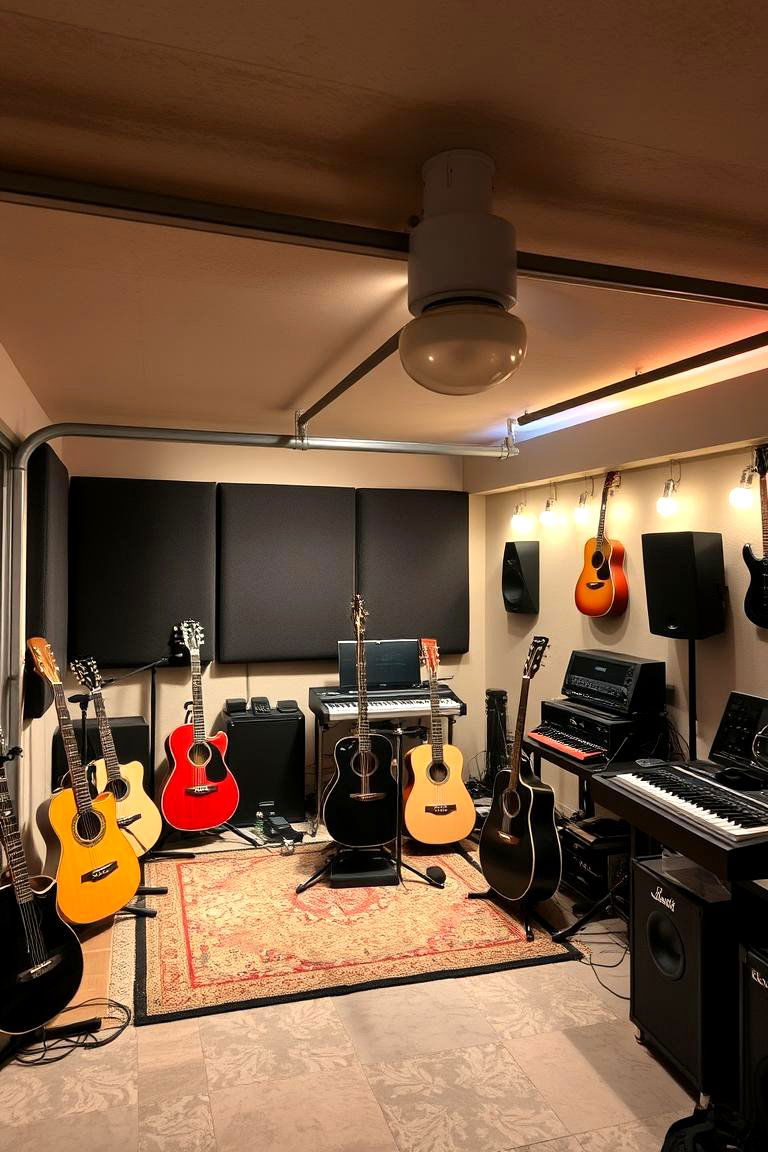 Music Studio Conversion - 24 Garage Conversion Ideas